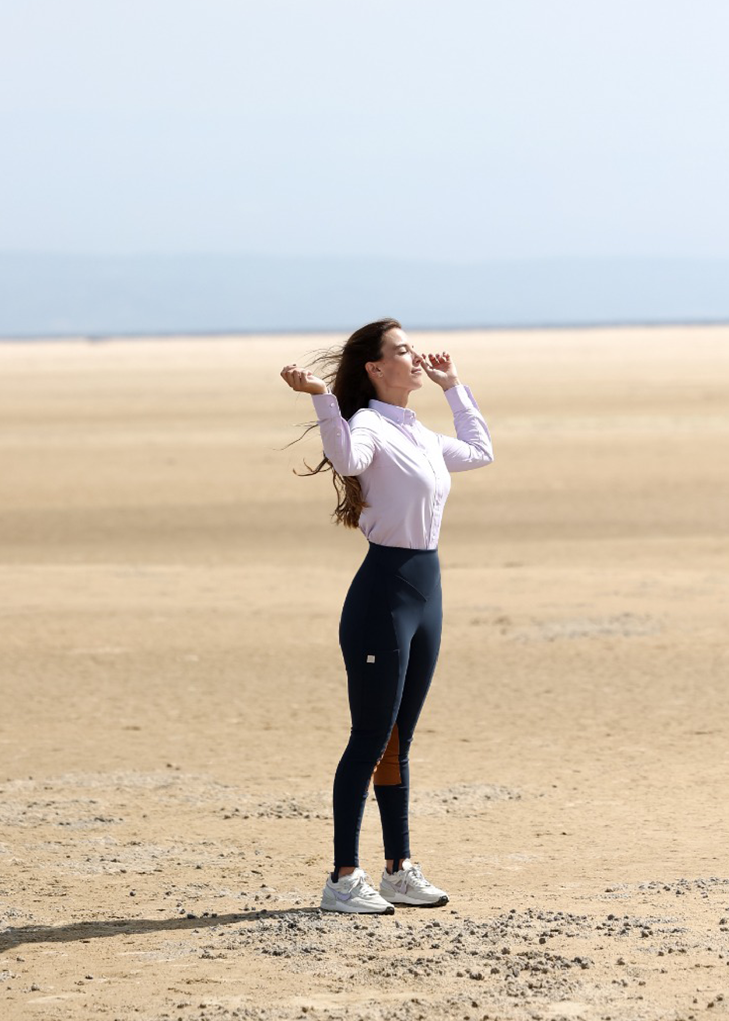 Kate-Reithose mit Kniebesatz